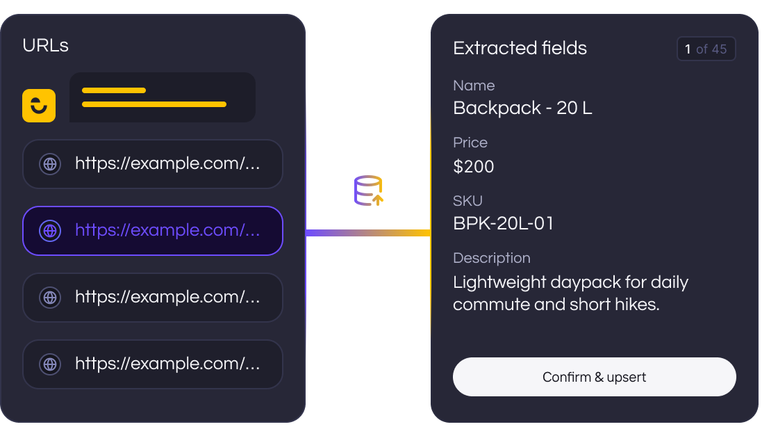 Catalog Web Import
